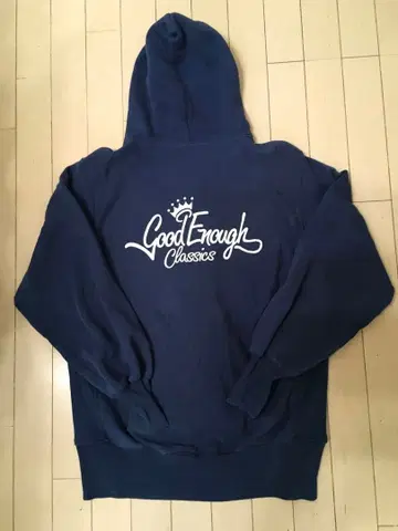 Good Enough 집업 후드티 L