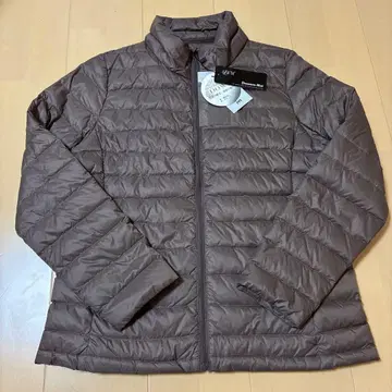 Donnez-Moi 브라운 퀼팅 경량 다운 자켓 포켓터블