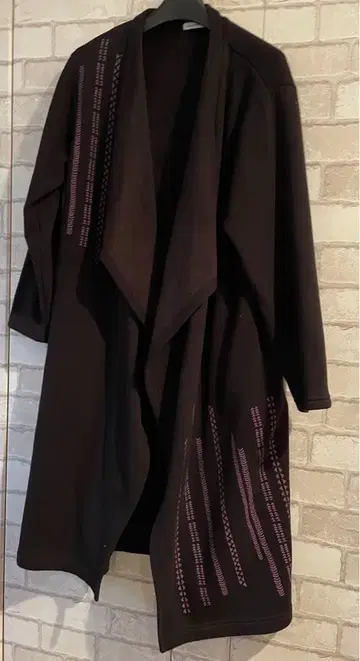 Maunaloa 기하학 패턴 블랙 가디건