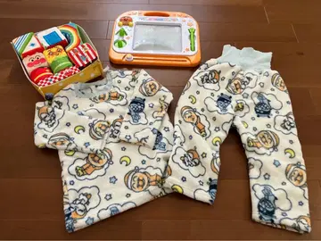 호빵맨 플리스 파자마와 패브릭 소재 블록, 그림 그리기 묶음 판매