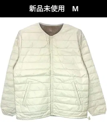 다운 자켓 이너다운 OMNES 아이보리 M 택 포함 새상품