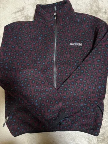 thisisneverthat 플리스 자켓 L 레오파드 무늬