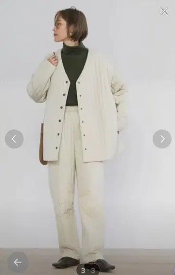 셀렉트 모카 2way 퀼팅 자켓