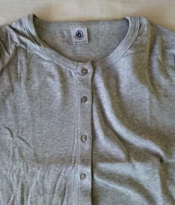 쁘띠 바토 가디건 그레이