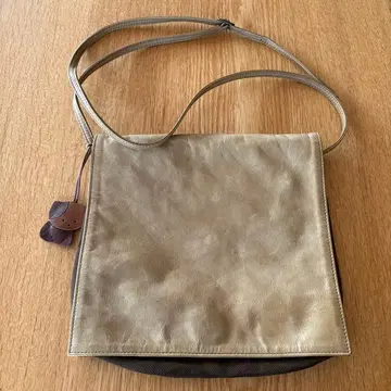 이와미긴잔 베이지 숄더백