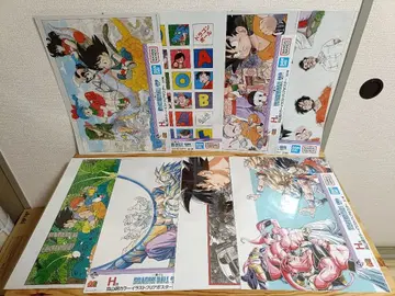 제일복권 드래곤볼 40th 그 첫 번째 H상 클리어 포스터 8종 세트 A