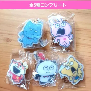 스튜디오 UG 달리는 흔들흔들 3연 키링 가챠 가챠가챠 풀컴프 새상품