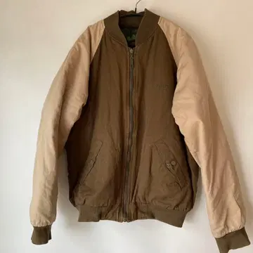 ADDICT 리버서블 블루종 카모 패턴 카모플라주 충전솜 코튼