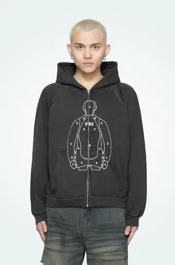 Basketcase PRACTICE zip hoodie