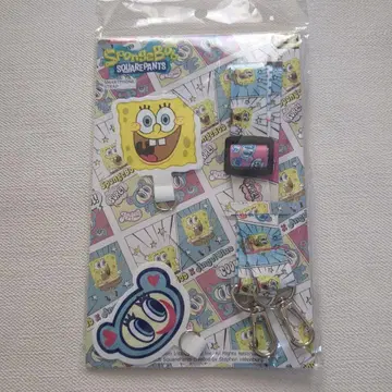 스펀지 밥 스트랩 세트 Angel Blue 스마트폰 스트랩