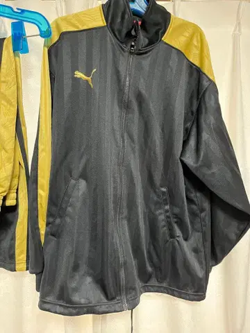 Puma 블랙 골드 저지 L