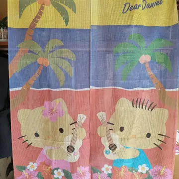 헬로키티 발걸이 커튼