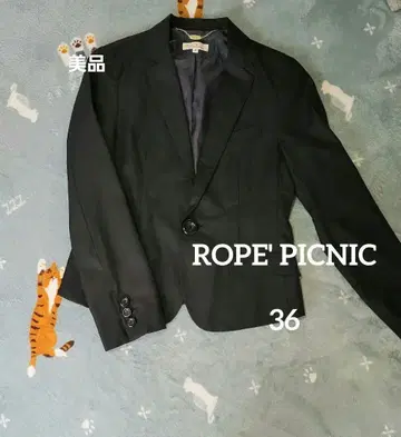 새상품급 ROPE PICNIC 테일러드 자켓 36 블랙