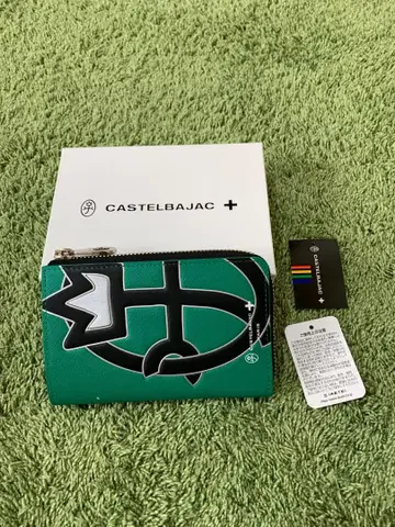 CASTELBAJAC 까스텔바작 소가죽 접이식 지갑 새상품 22000엔