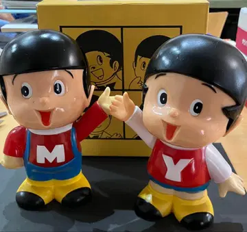 얀보 마보 저금통 마스코트 인형 소프트 비닐