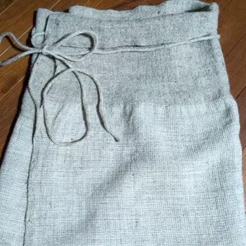 마키 텍스타일 히말라야 울 숄 스커트와 린넨 스톨