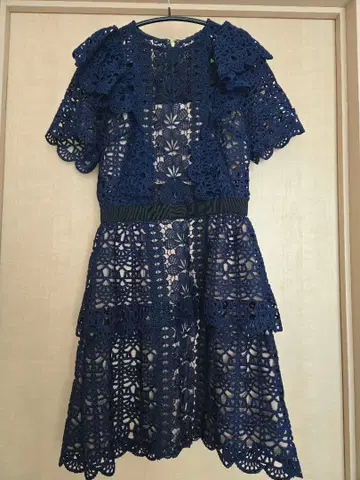 self-portrait 택 포함 새상품 레이스 미니 드레스