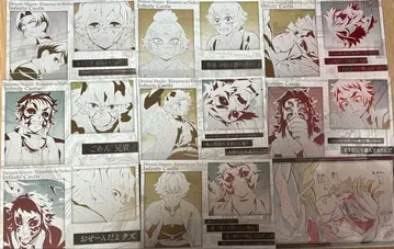 귀멸의 칼날 다이닝 오타노시미 복권 메탈릭 엽서 젠이츠 카이가쿠 코쿠시보