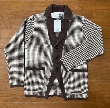 MEN'S MELROSE 하운드 투스 가디건