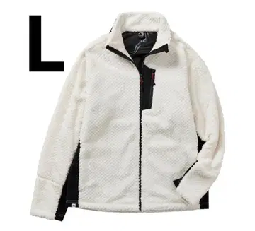 다이아 플리스 안감 알루미늄 자켓 L 사이즈 화이트