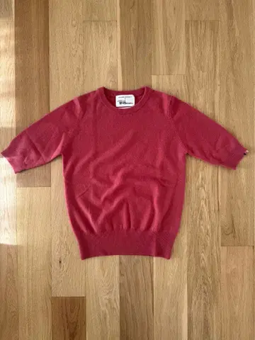 [ extreme cashmere ] 론 헤르만 콜라보 5부 소매 니트