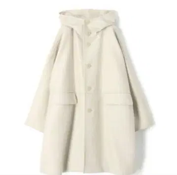 TOMORROWLAND 울 후디드 코트