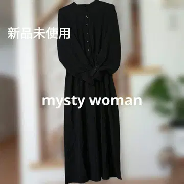 mysty woman 블랙 롱 드레스 미사용 새상품