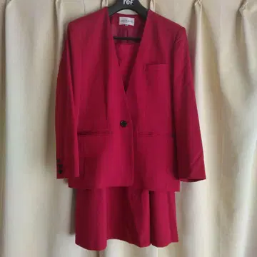 캐샤렐 스커트 수트 레트로 빈티지