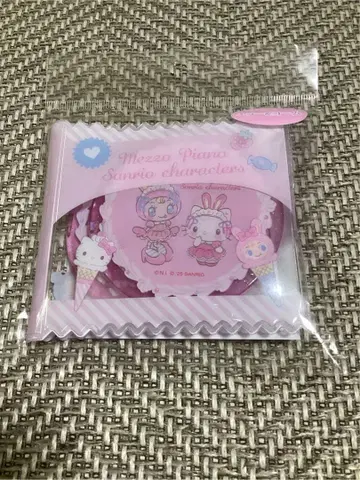 산리오 메조피아노 콜라보 키티 거울&빗 세트