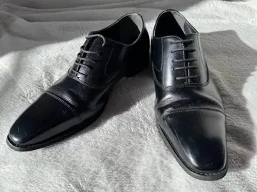 블랙 가죽 드레스 신발