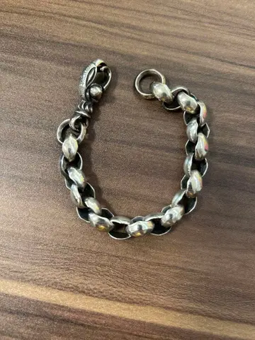 실버 체인 팔찌