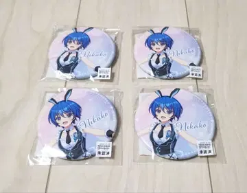 월드다이스터 게마 복권 토네리 니코코 캔뱃지 4개 세트