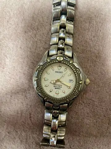 SEIKO 티타늄 스쿠버 200m 손목시계