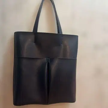 12/16까지 nano universe 가죽 토트백 새상품급 네이비