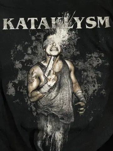 KATAKLYSM 티셔츠 L 사이즈 하드코어 밴드 티