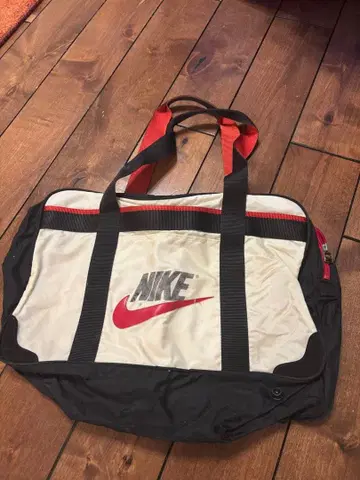 NIKE 스포츠 백 나일론 80s 빈티지 빨검