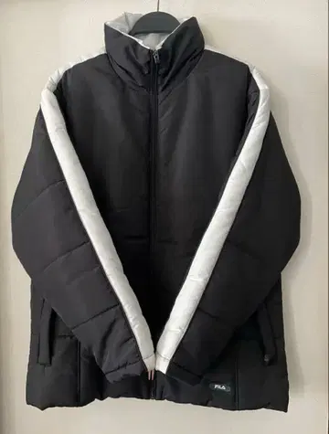 FILA 나일론 자켓 블랙 아우터 자켓 겨울 의류 사이즈 M