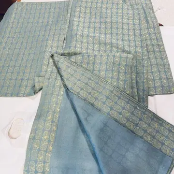 야스 121305 단고 직물 코몬 이중 기모노 실크 가을/겨울/봄