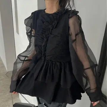 willfully 슬리브리스 니트