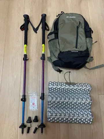 12/15까지 세트 판매 트레킹 폴 25L 백팩 시트