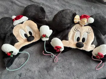 디즈니 미니 크리스마스 팬캡 2개 세트