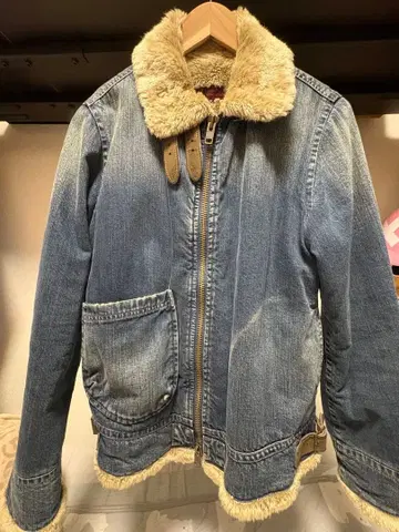 젬블 데님 퍼 자켓 M 사이즈