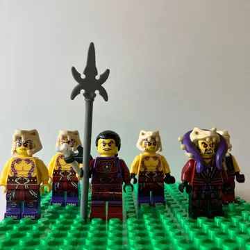 LEGO 니자가이덴 아나콘다 드라이 군 클라우즈 마스터 첸 미니 피규어