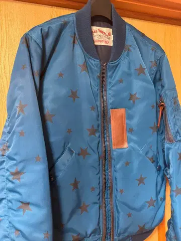 CALEE Allover star pattern MA-1 type