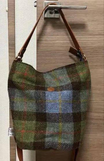 포르나 해리스 트위드 백