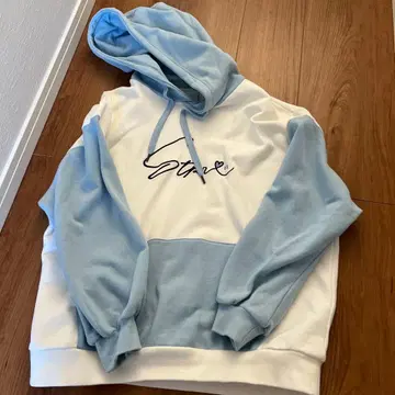 [ 스토푸리 ] STPR 코론 컬러 블록 후드티