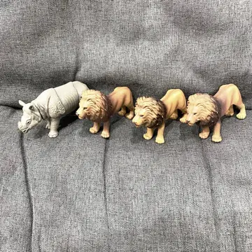 [ 요약 ] [ 아니아 코뿔소 사자 4체 세트 ] TOMY