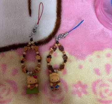 [레어] 헬로키티 하와이안풍 페어 스트랩