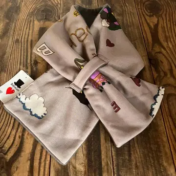 택 포함 새상품 보헤미안 플리스 머플러 남녀 공용