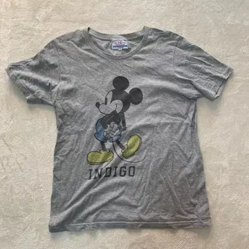 팬더멘탈 미키마우스 T셔츠 L 사이즈 그레이